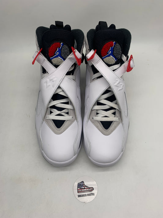 Jordan 8 Retro White True Red (2025)