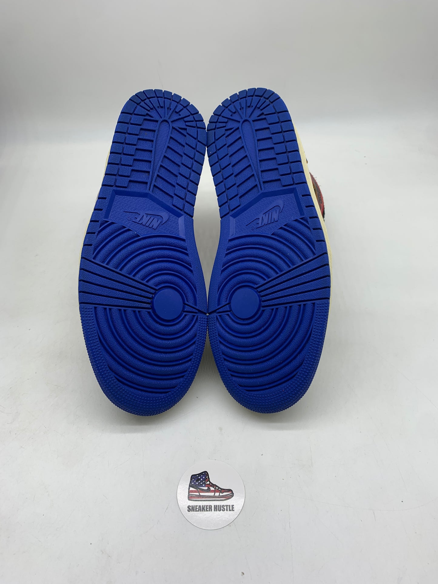 Jordan 1 Retro High OG SP Fragment x Union LA Varsity Red Sport Royal