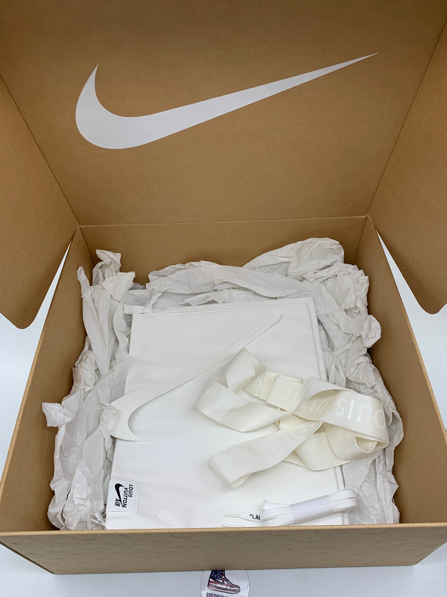 Louis Vuitton Nike Air Force 1 Mid By Virgil Abloh White