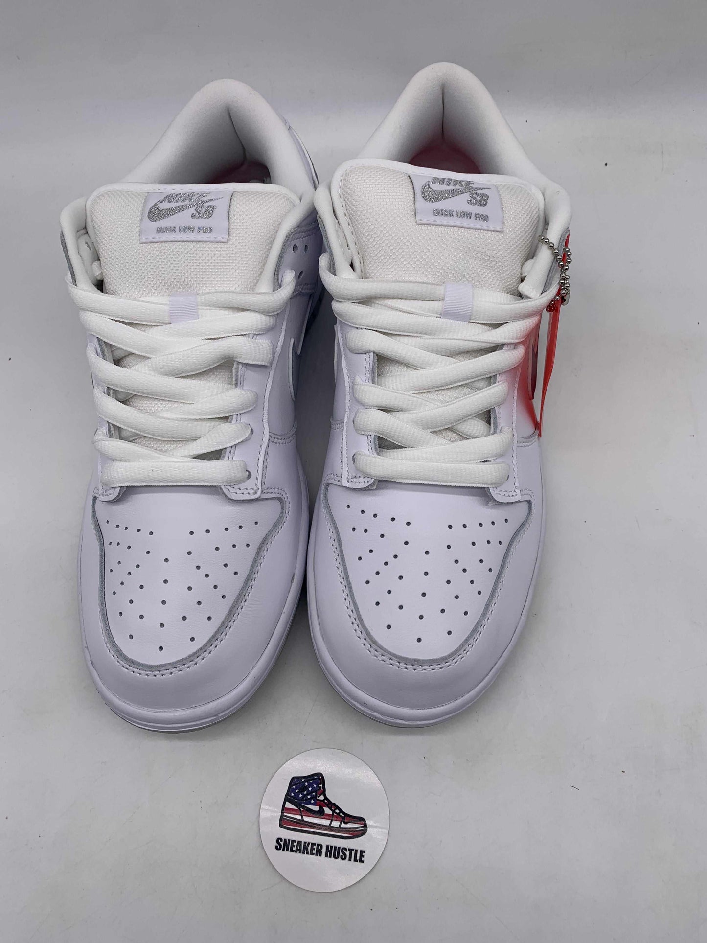 Nike SB Dunk Low Supreme 94 White Metallic Silver