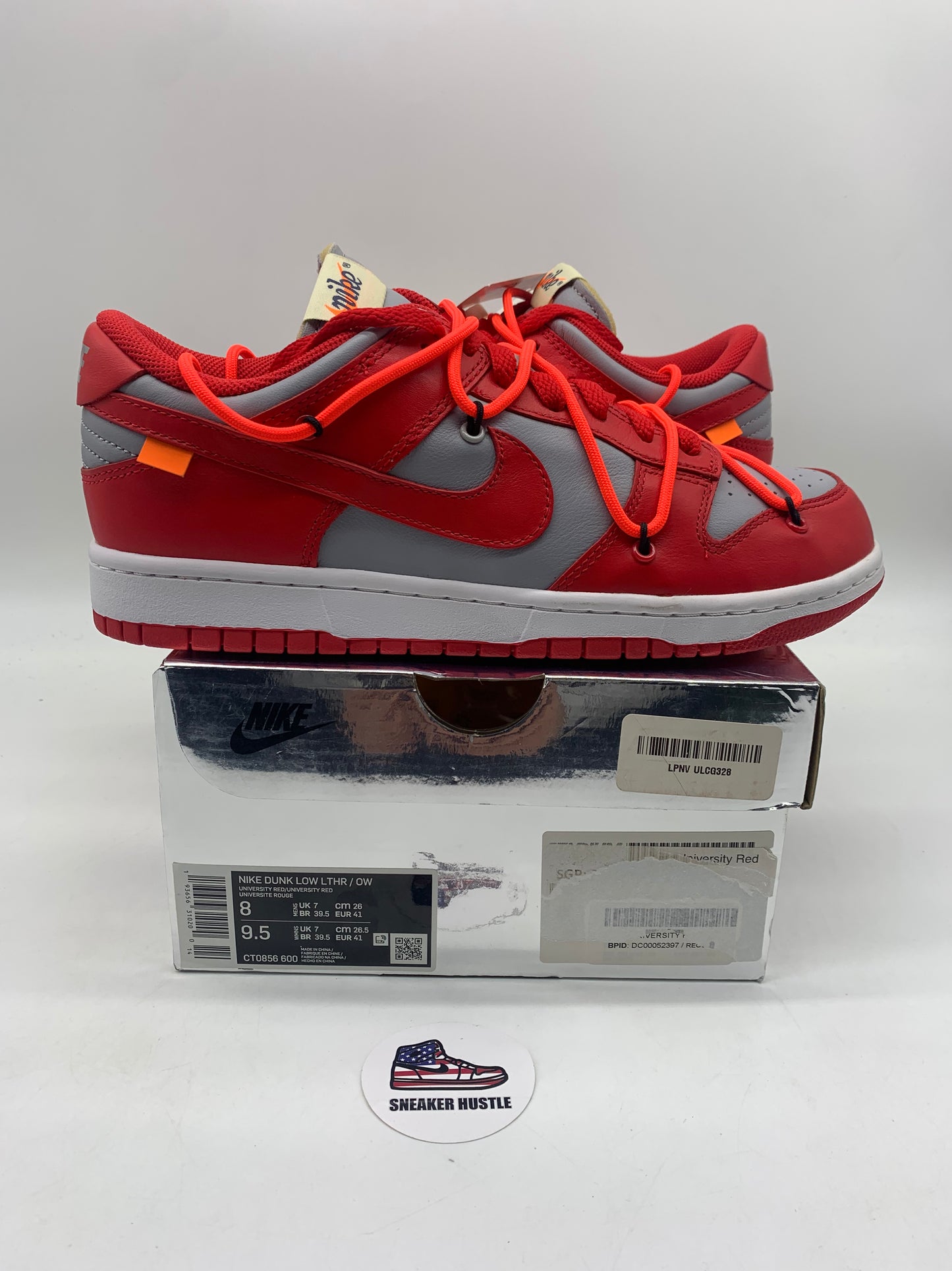 Nike Dunk Low Off-White University Red
