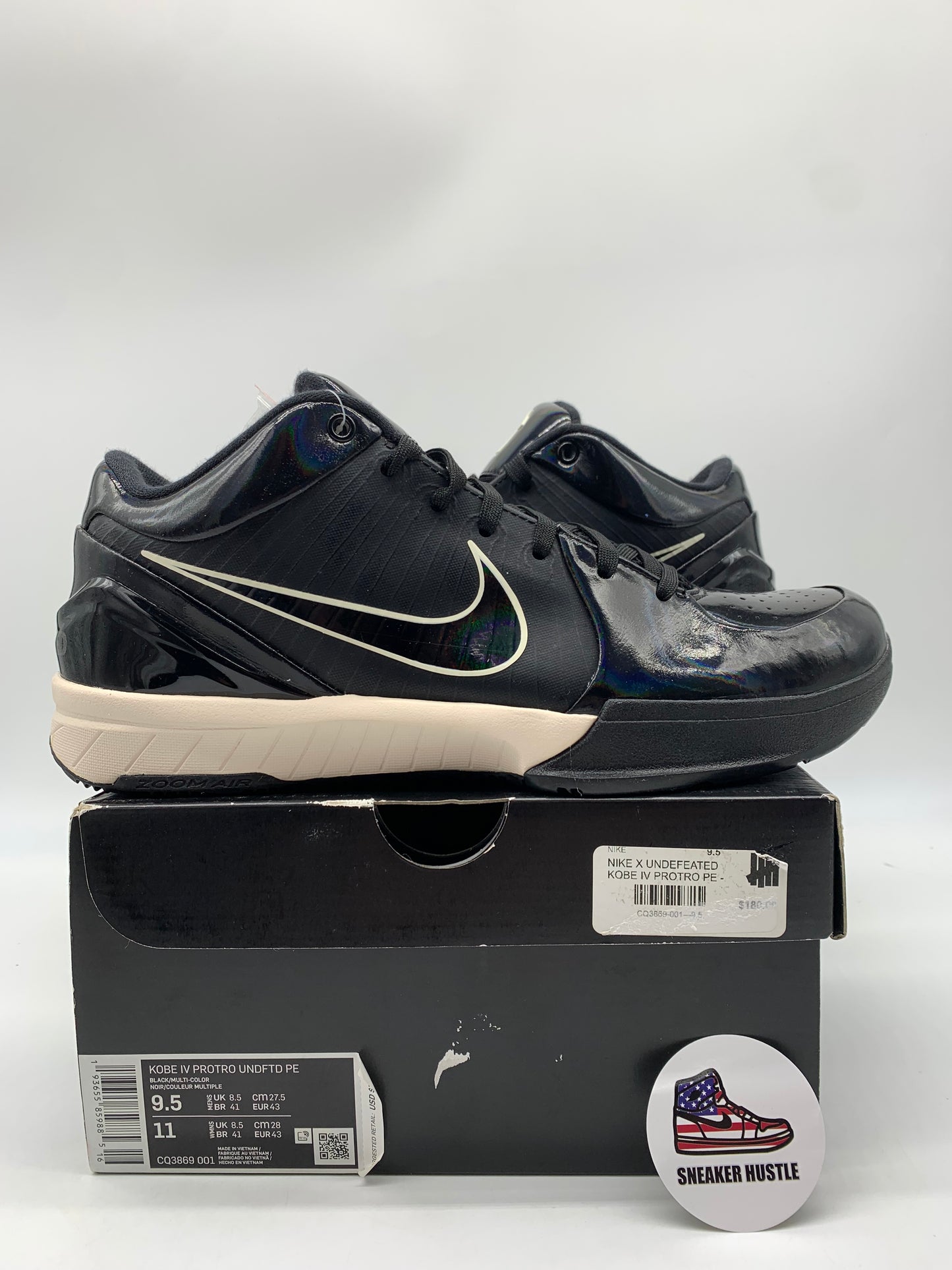 Nike Kobe 4 Protro Undefeated Black Mamba