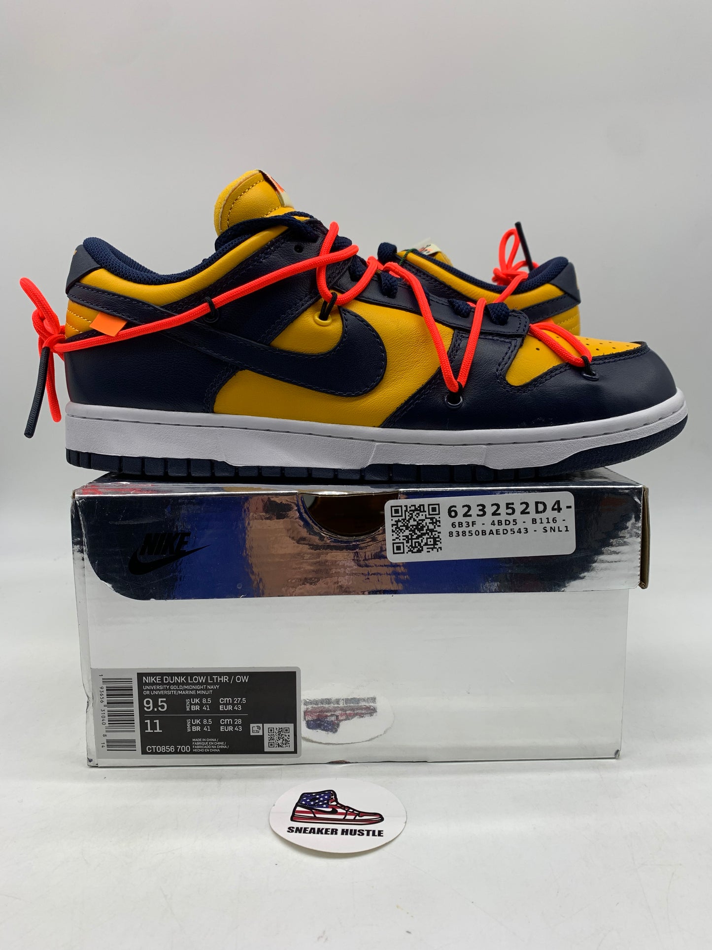 Nike Dunk Low Off-White University Gold