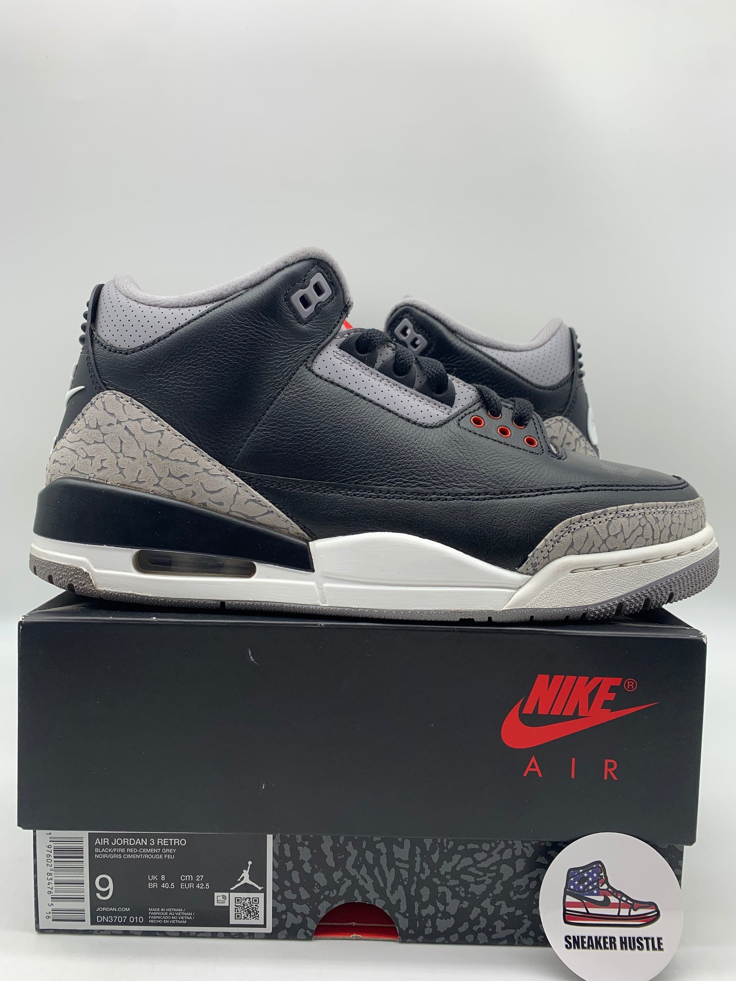 Jordan 3 Retro OG Black Cement (2024)