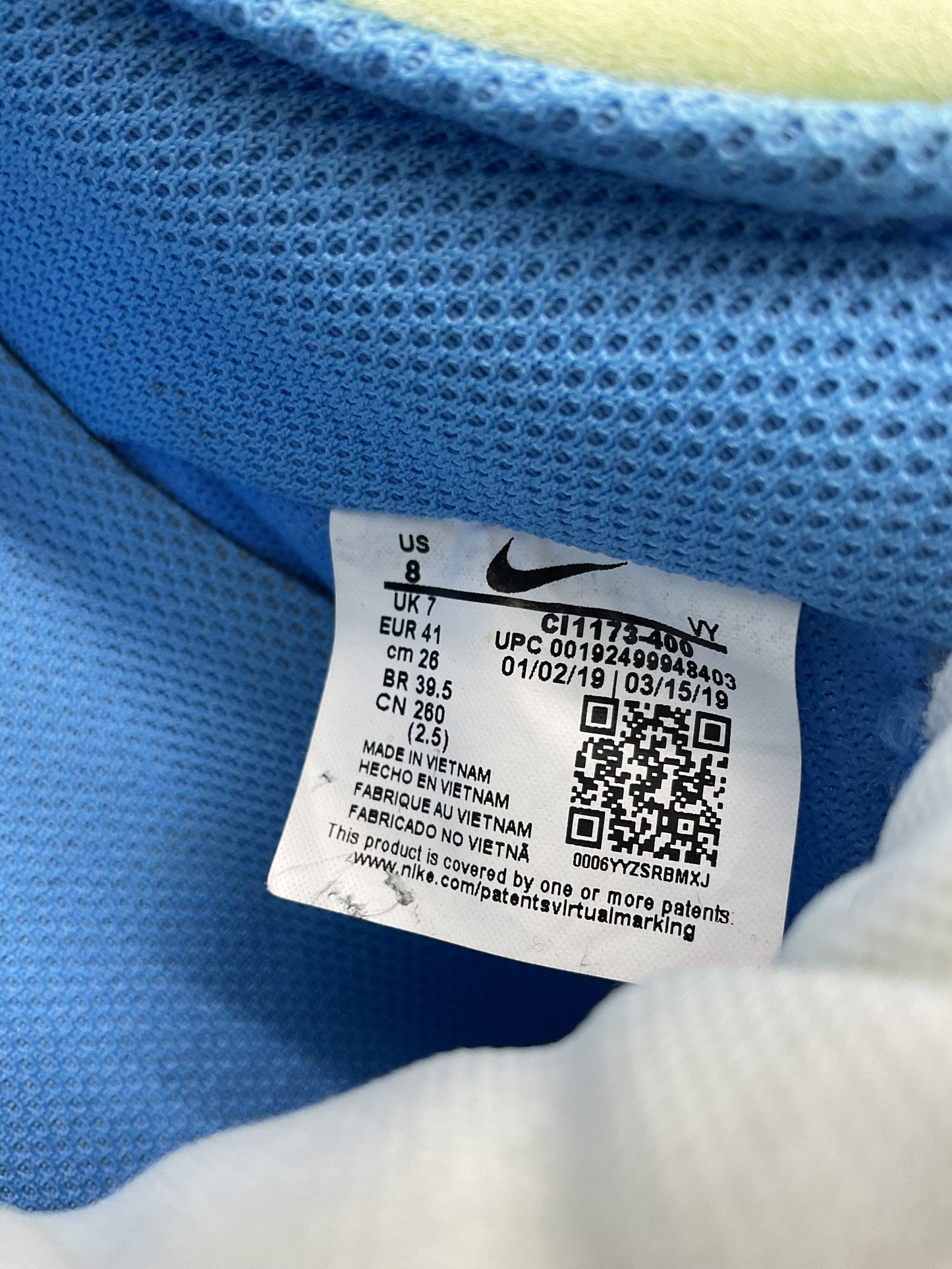 Nike Air Force 1 Low Off-White MCA University Blue
