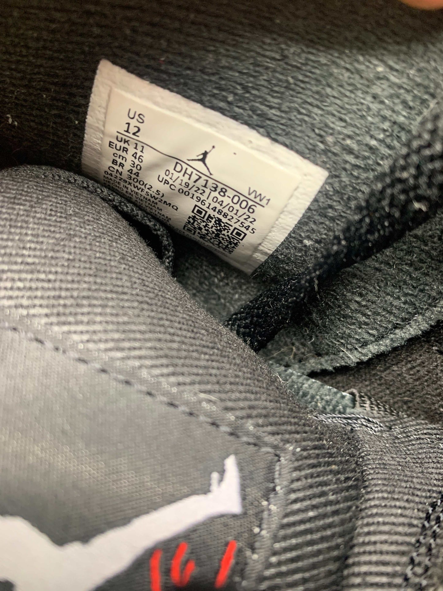 Jordan 4 Retro SE Black Canvas