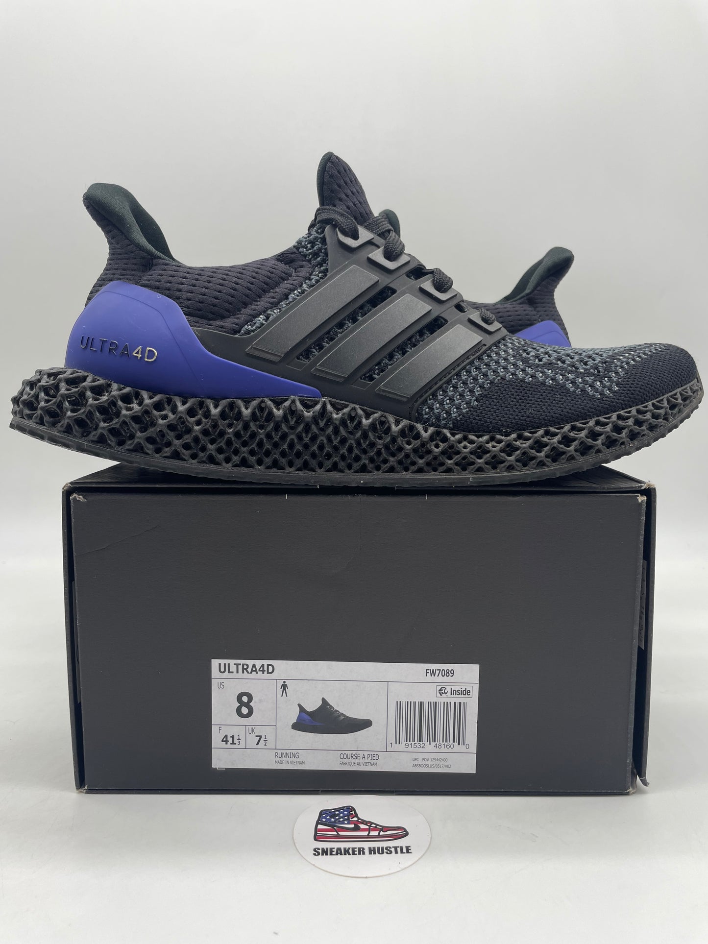 adidas Ultra 4D Black Purple