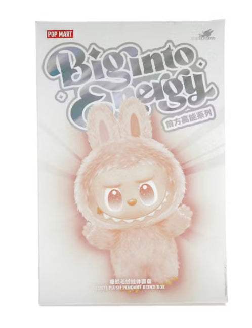 Pop Mart Labubu Big into Energy Series vinyl plush pendant in sealed box