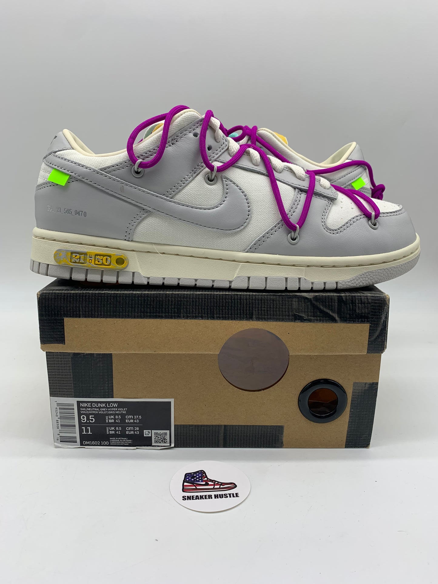 Nike Dunk Low Off-White Lot 21