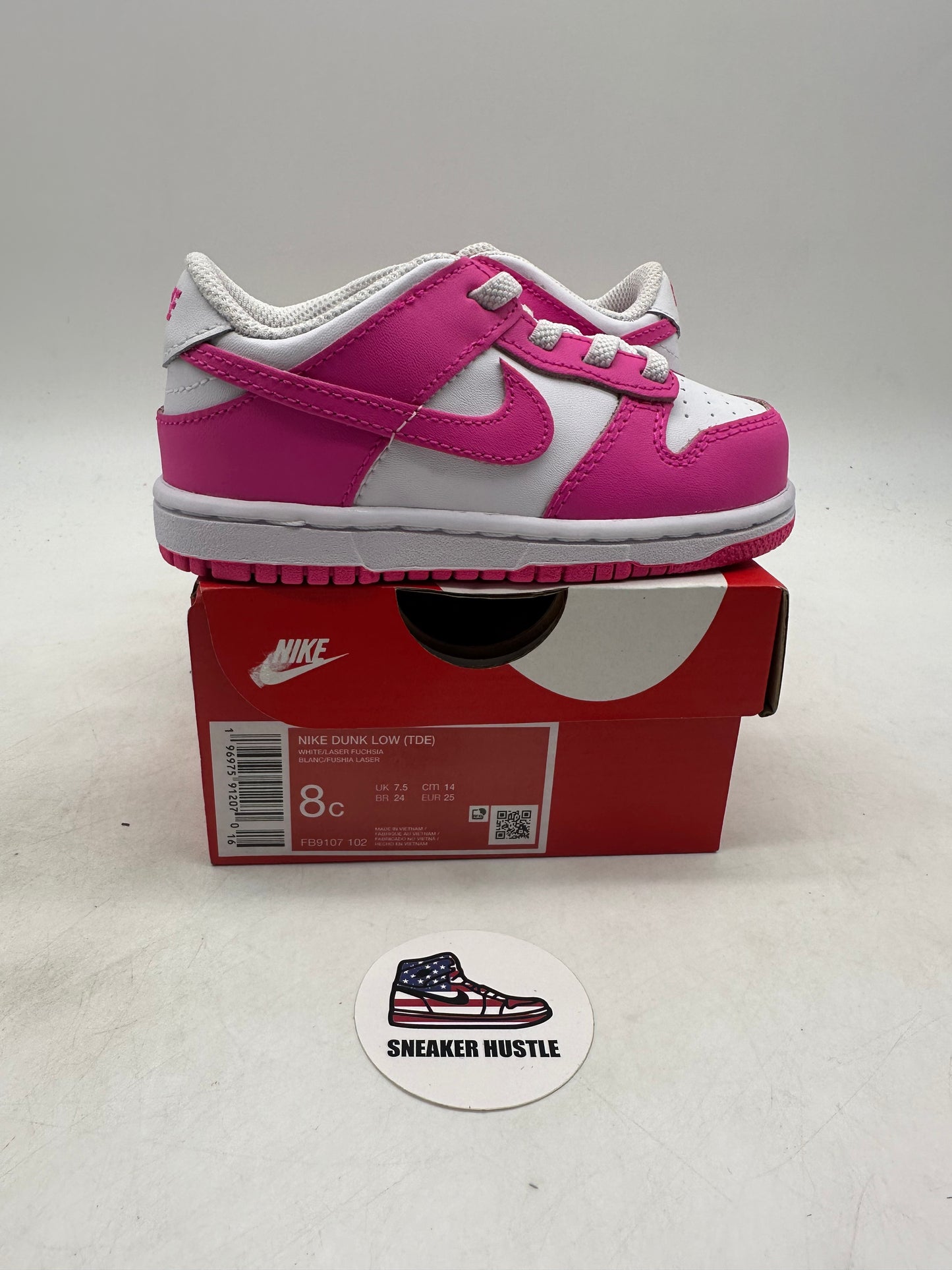 Nike Dunk Low Laser Fuchsia (TD) 8C