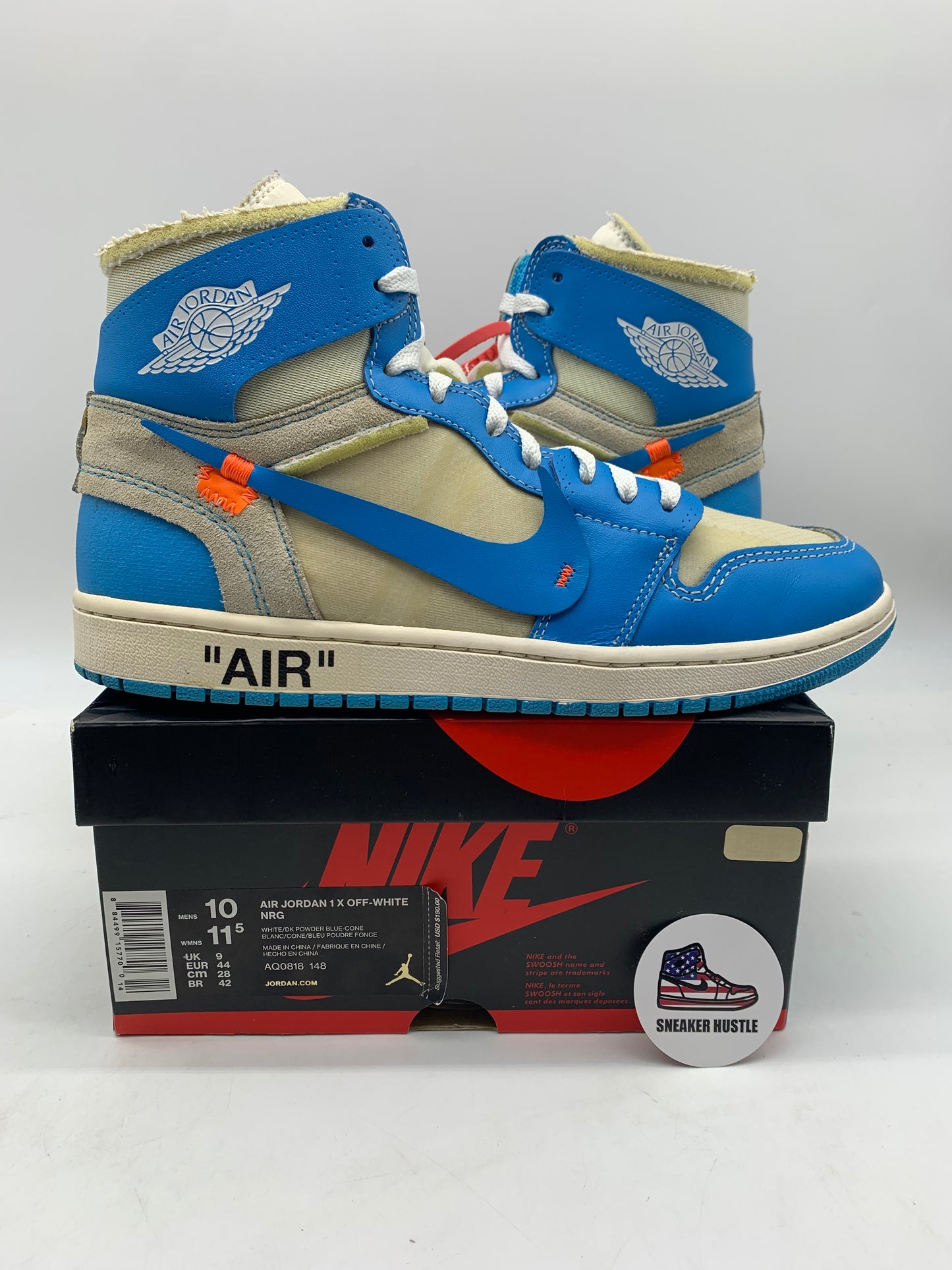 Jordan 1 Retro High Off-White University Blue