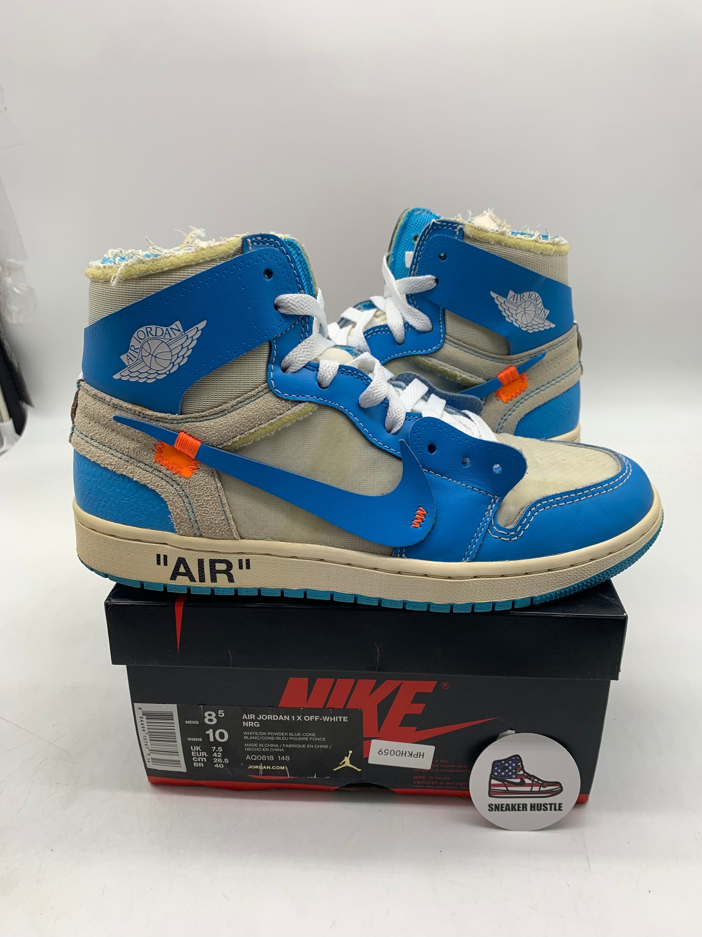 Jordan 1 Retro High Off-White University Blue
