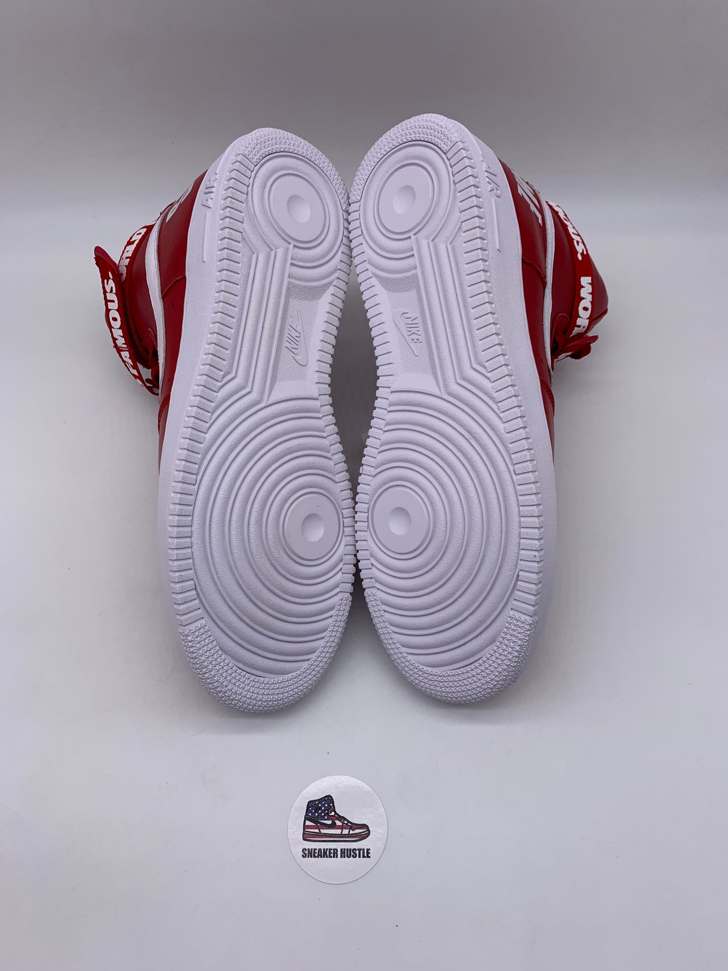Nike Air Force 1 High Supreme World Famous Red
