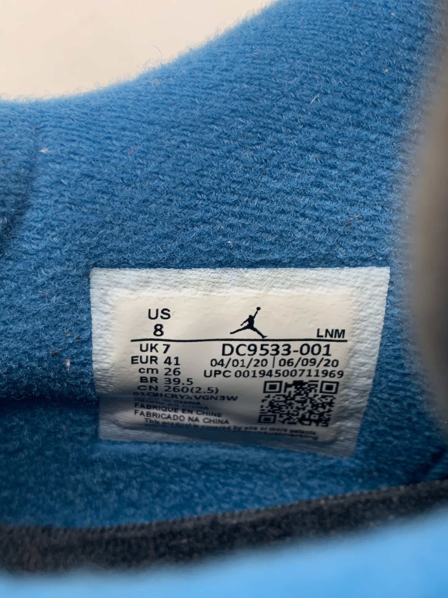 Jordan 4 Retro Union Off Noir