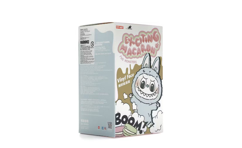 Pop Mart Labubu The Monsters Tasty Macarons Vinyl Plush Pendant Single Blind Box