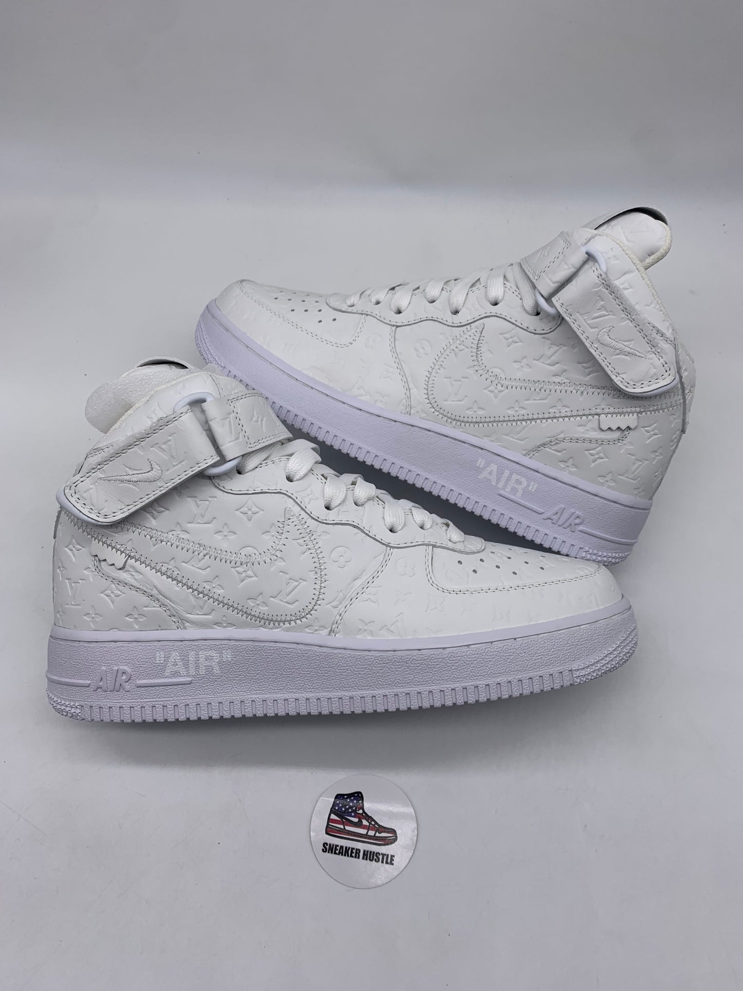 Louis Vuitton Nike Air Force 1 Mid By Virgil Abloh White