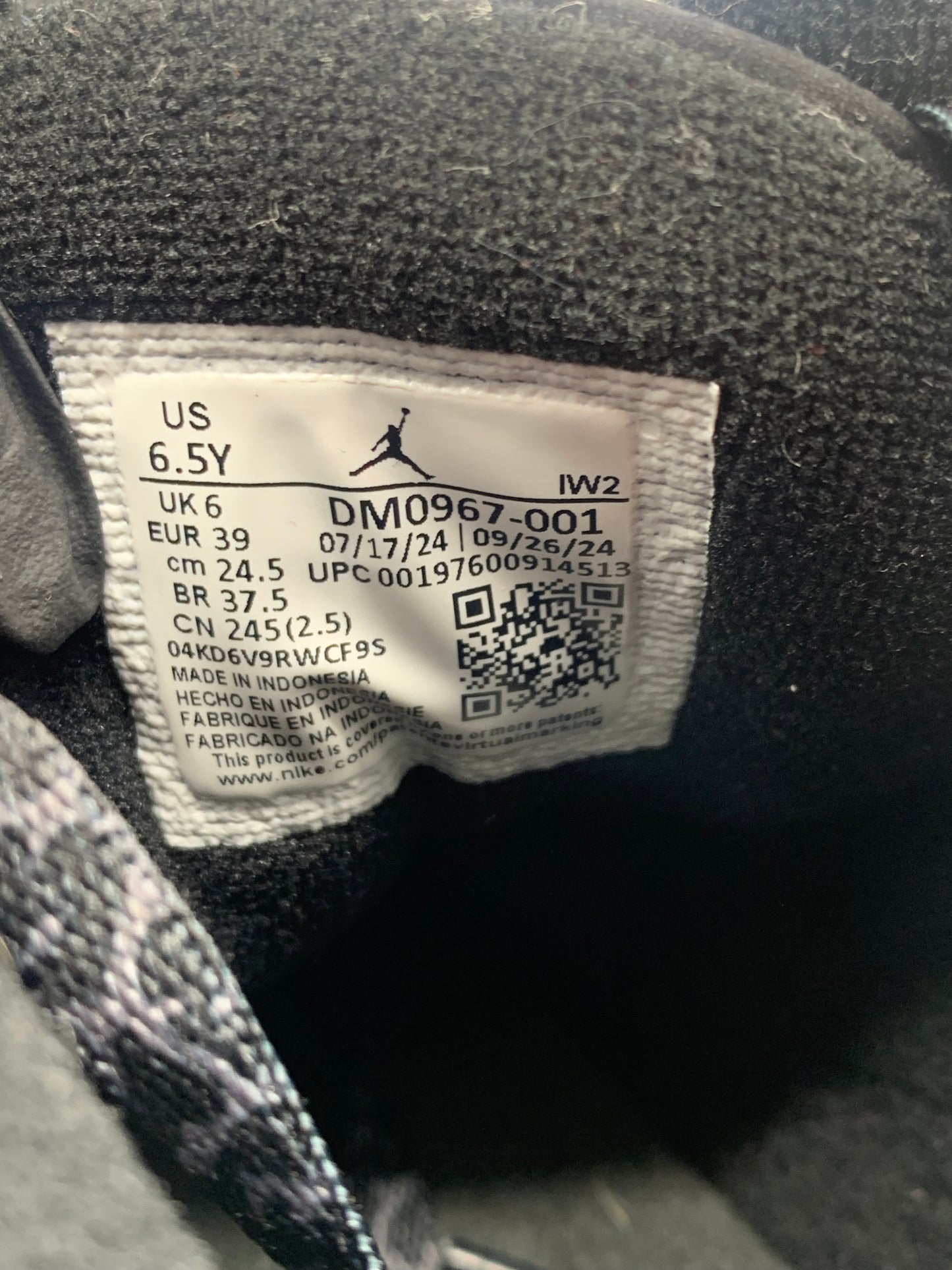 Jordan 3 Retro Black Cat (2025) (GS)