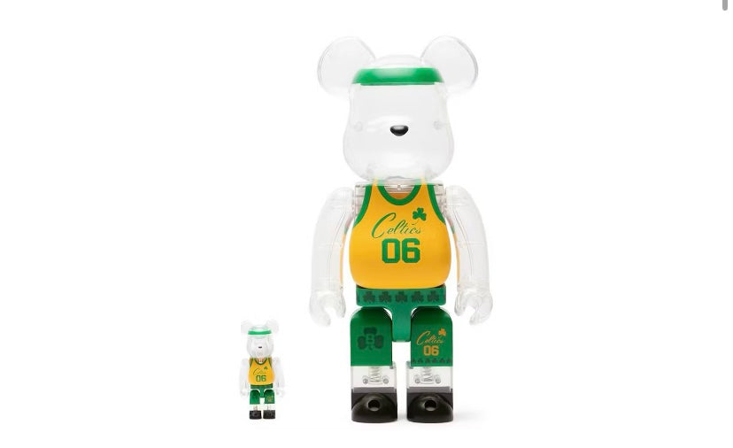 Bearbrick x Bodega x NBA Worldwide Respect Boston Celtics 100% & 400% Set