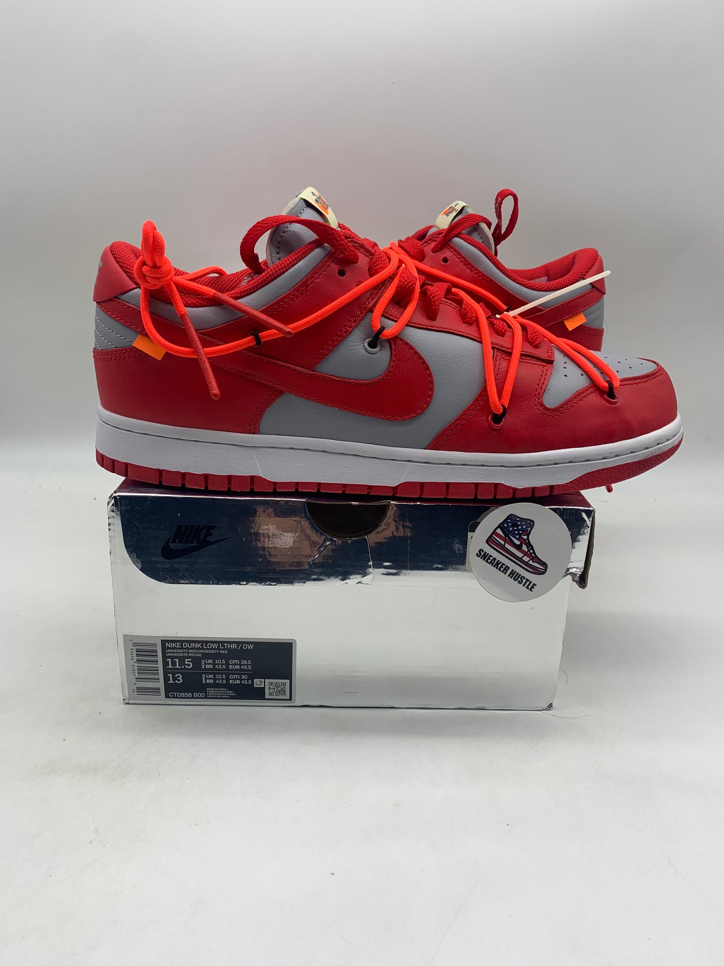 Nike Dunk Low Off-White University Red