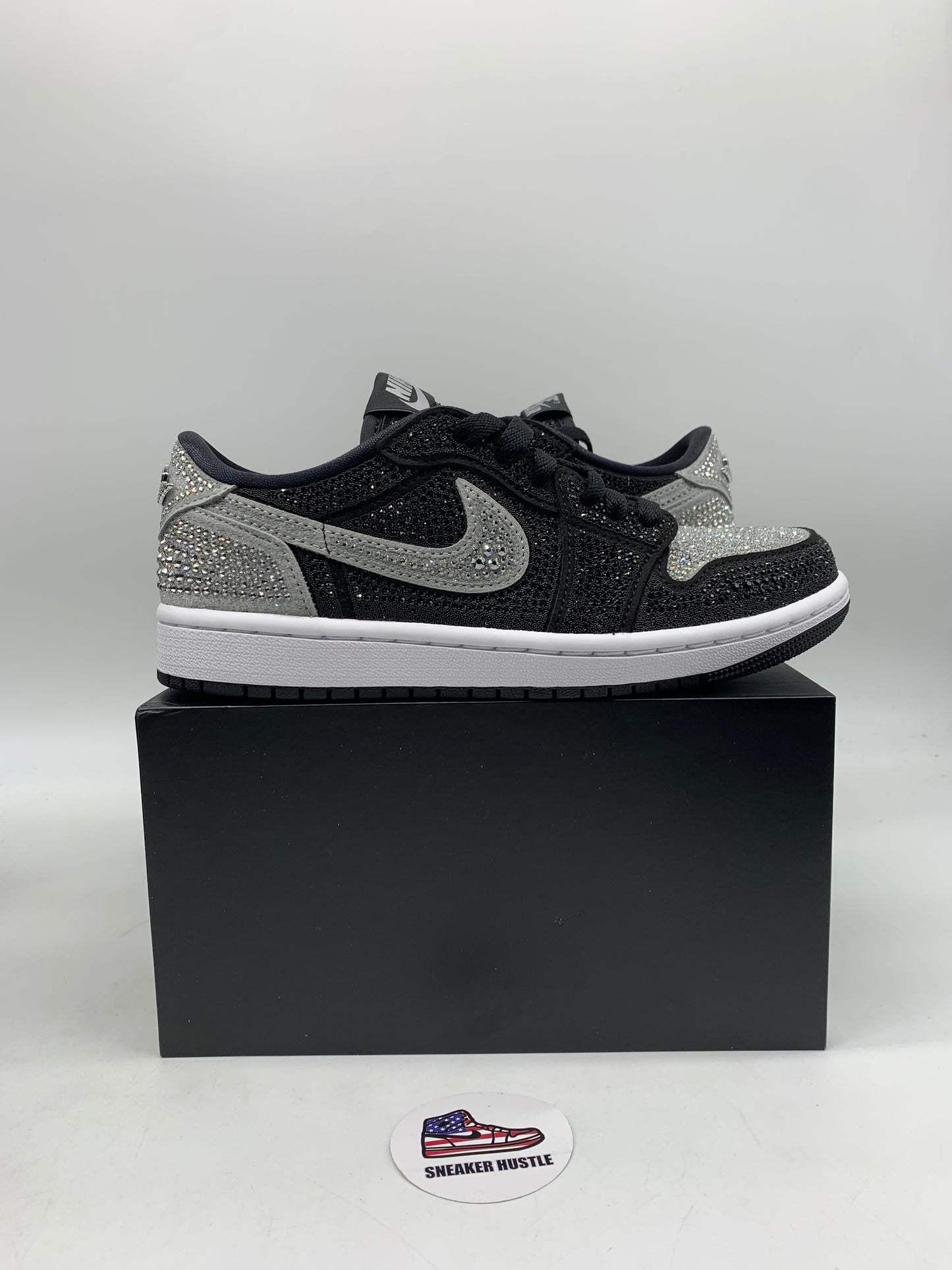 Jordan 1 Retro Low OG Swarovski Stealth (Women's)