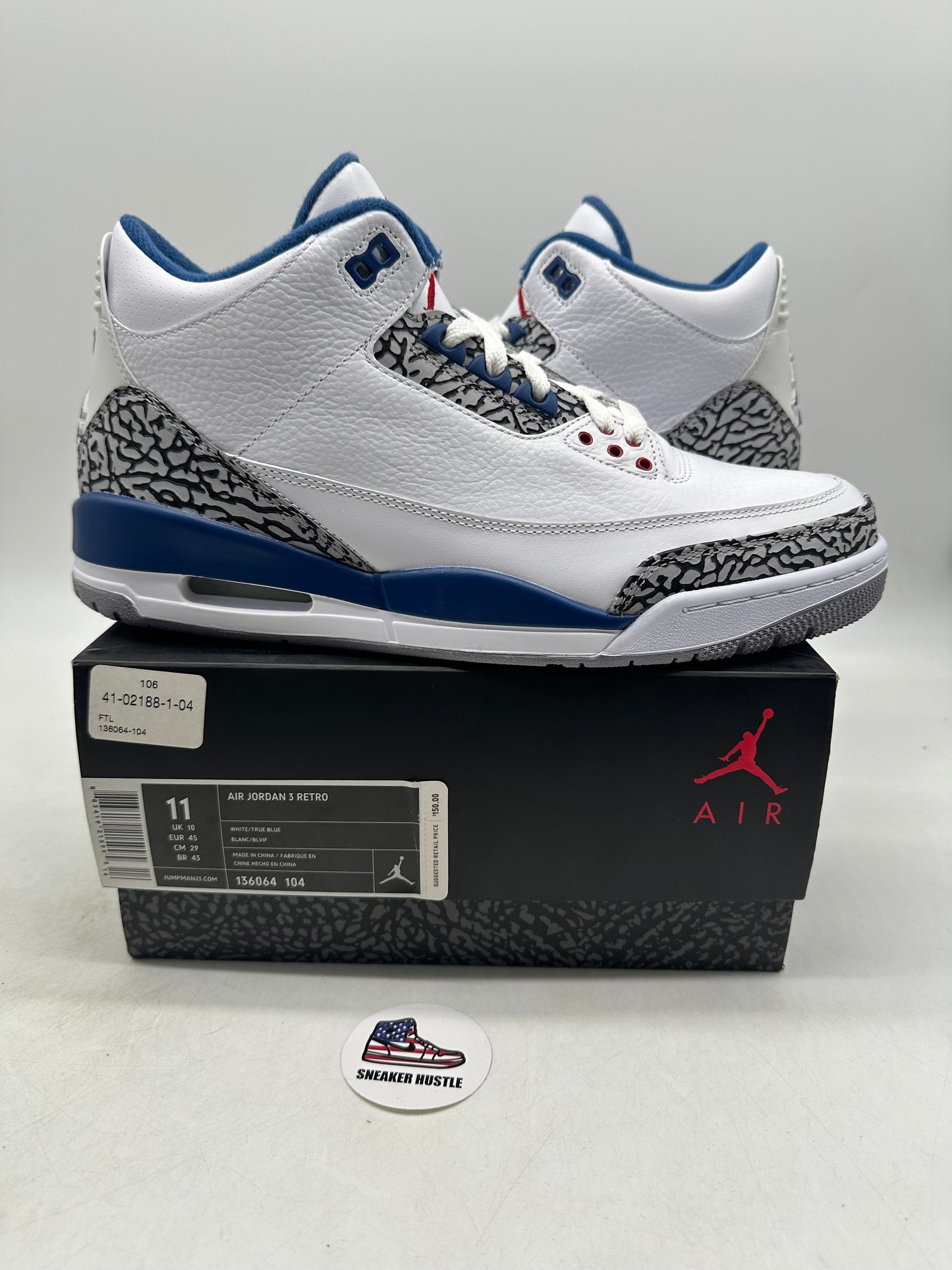 Jordan 3 Retro True Blue (2011)
