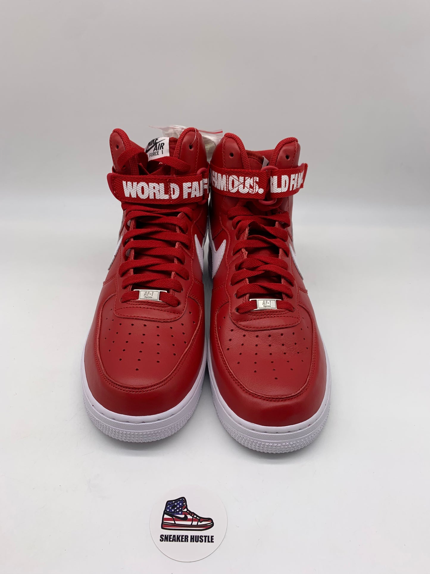 Nike Air Force 1 High Supreme World Famous Red