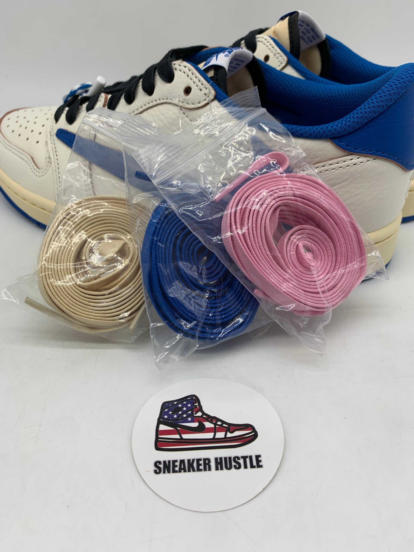 Jordan 1 Retro Low OG SP Fragment x Travis Scott Sail Military Blue