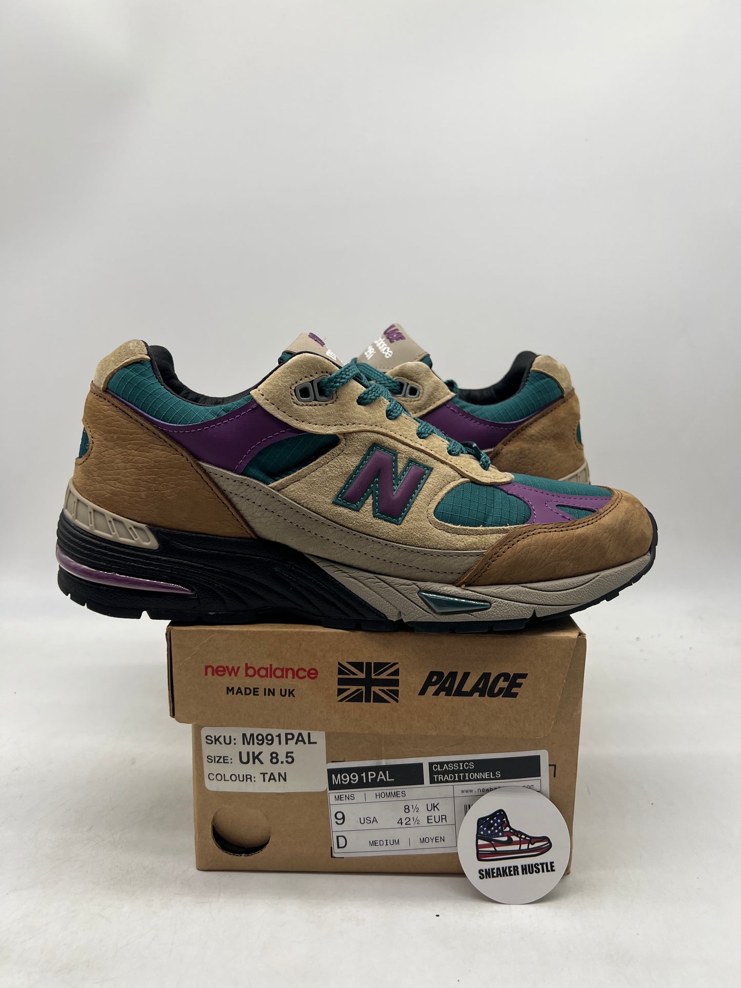 New Balance 991 MiUK Palace Teal