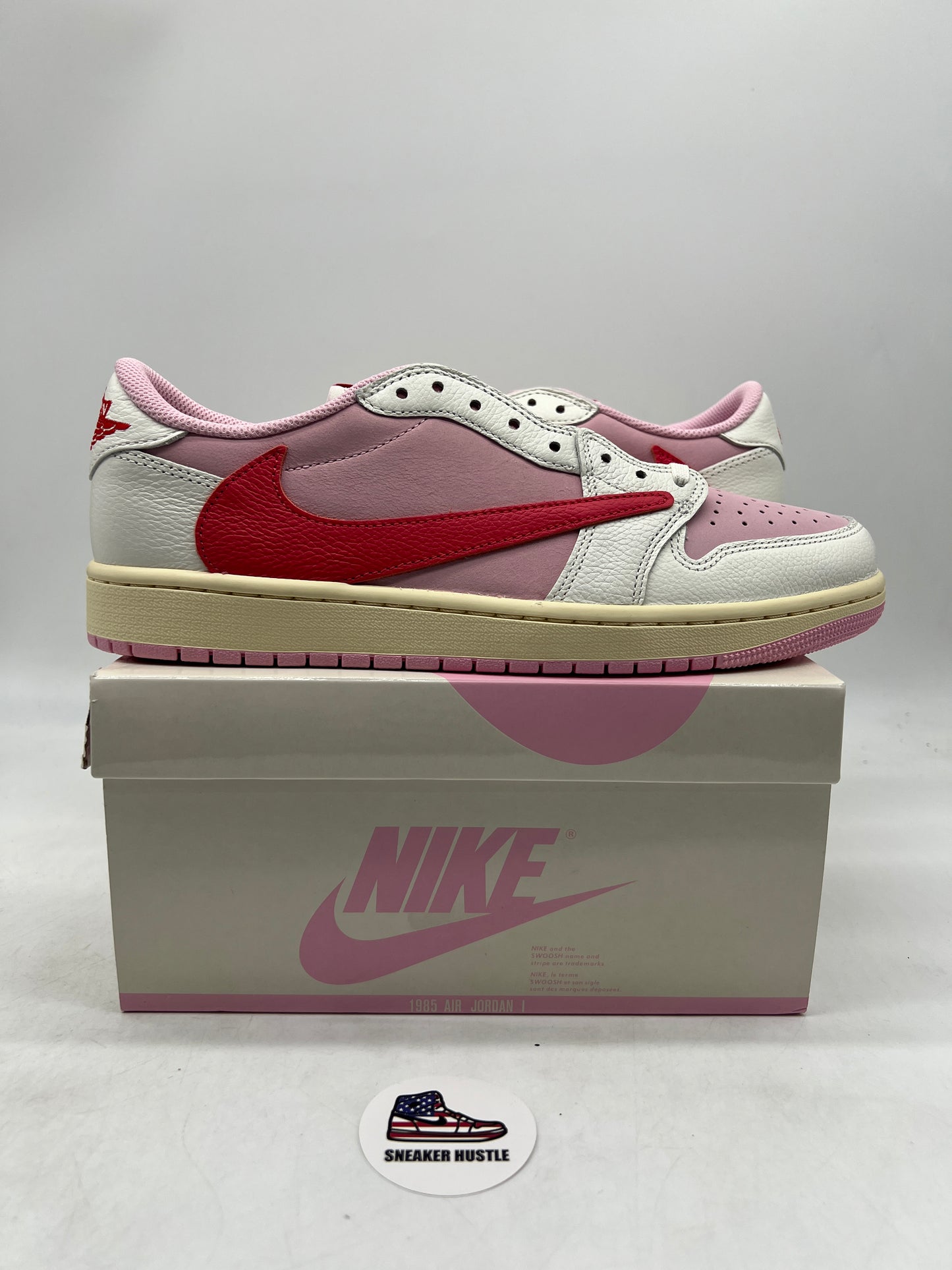 Jordan 1 Retro Low OG SP Travis Scott Sail Tropical Pink