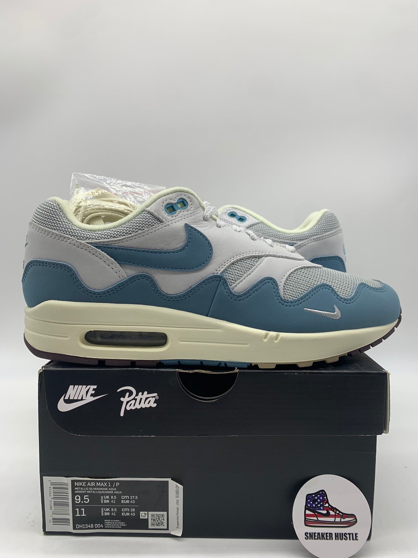 Nike Air Max 1 Patta Waves Noise Aqua (without Bracelet)