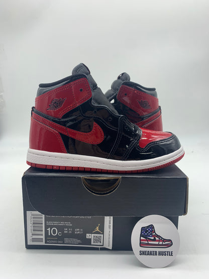 Jordan 1 Retro High OG Patent Bred (TD) 10C
