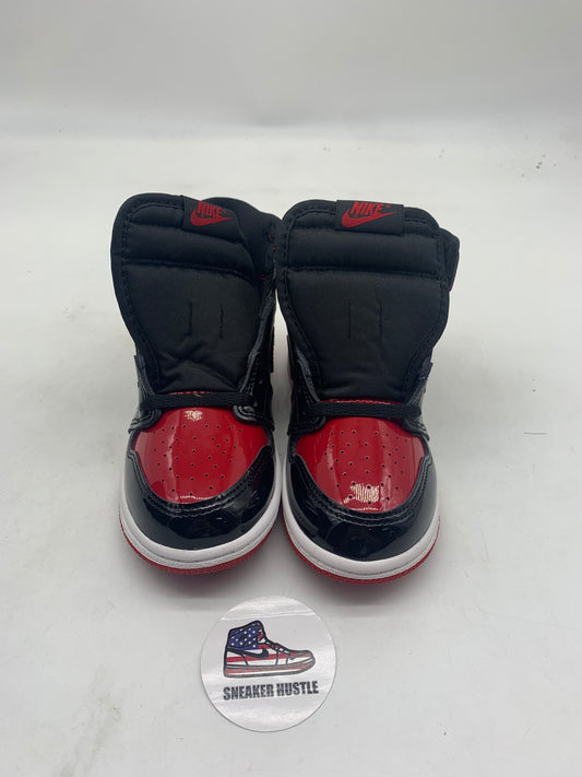 Jordan 1 Retro High OG Patent Bred (TD) 10C