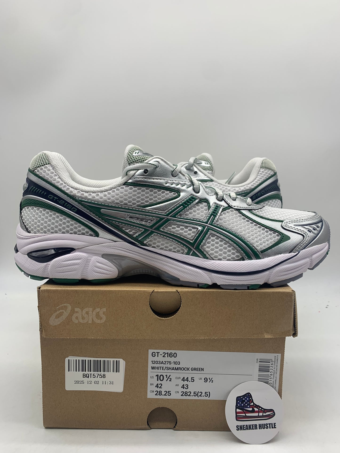 ASICS GT-2160 White Shamrock Green