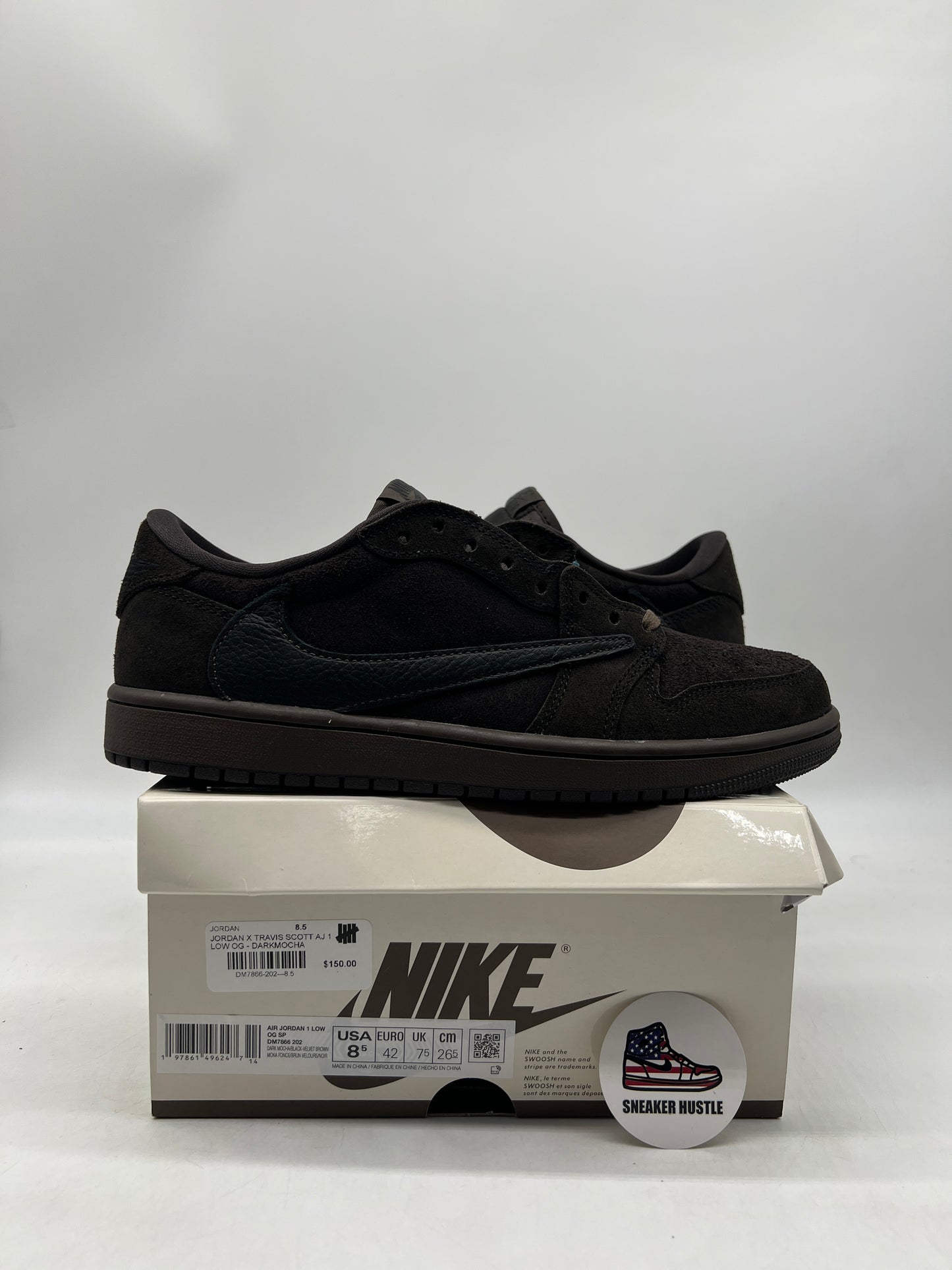 Jordan 1 Retro Low OG SP Travis Scott Velvet Brown