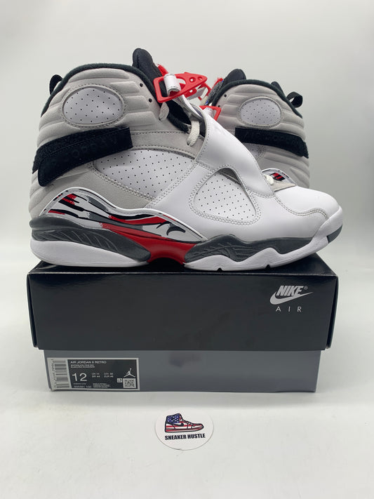 Jordan 8 Retro White True Red (2025)