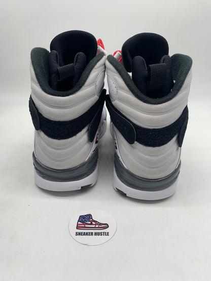 Jordan 8 Retro White True Red (2025)