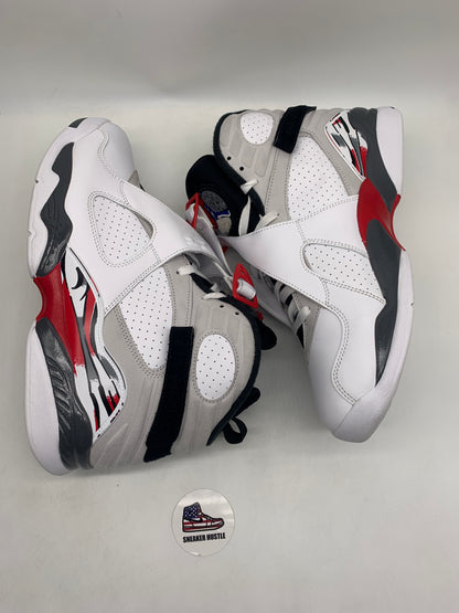 Jordan 8 Retro White True Red (2025)
