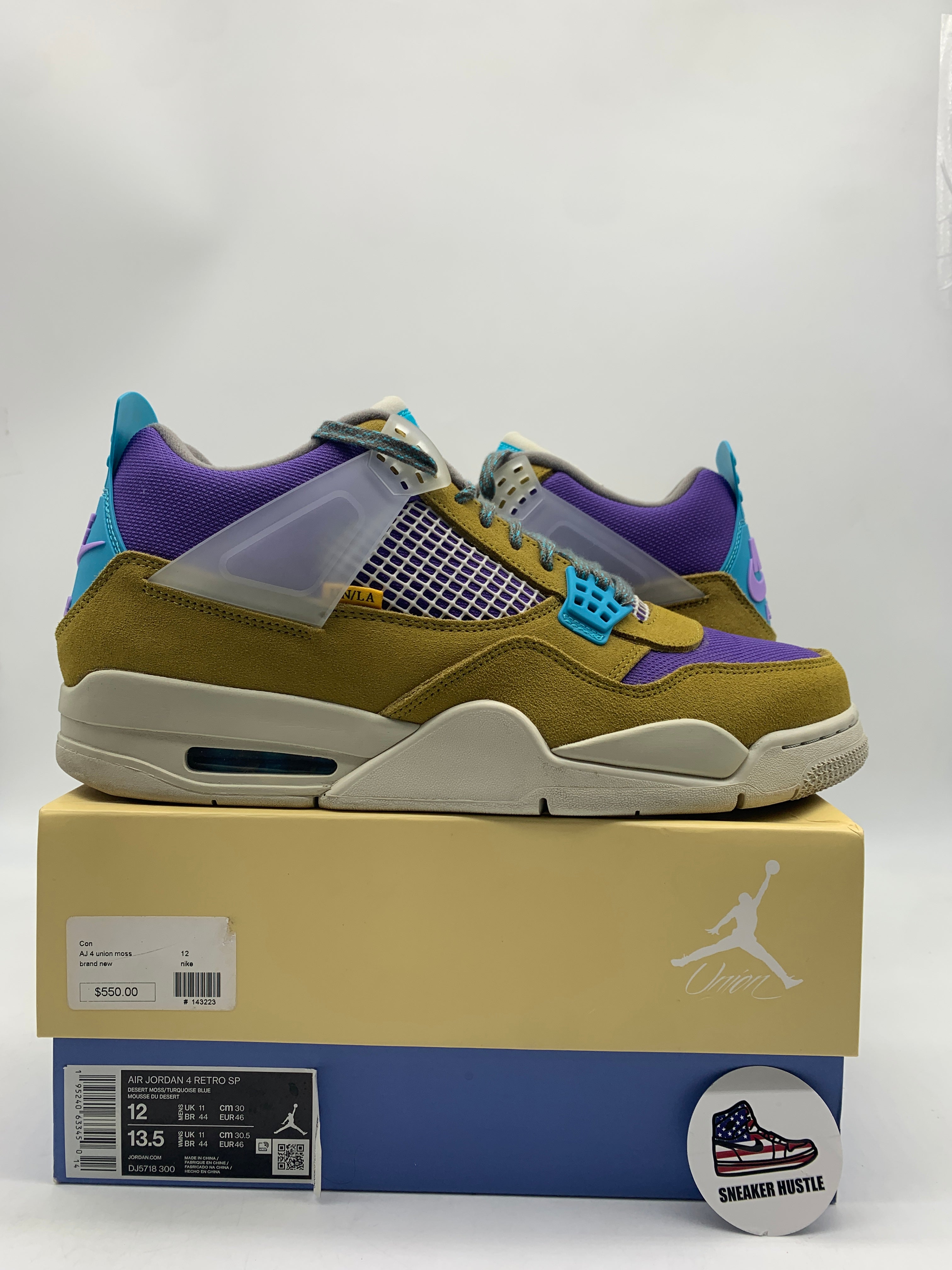 Jordan 4 Retro SP 30th Anniversary Union Desert Moss – Sneaker