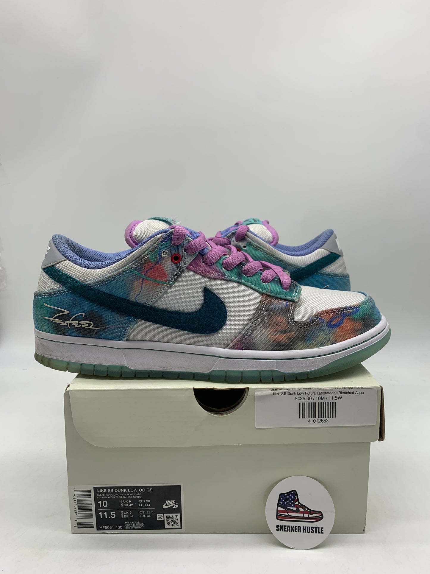 Nike SB Dunk Low Futura Laboratories Bleached Aqua