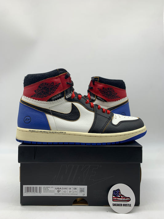 Jordan 1 Retro High OG SP Fragment x Union LA Varsity Red Sport Royal