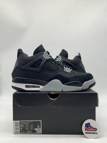 Jordan 4 Retro SE Black Canvas