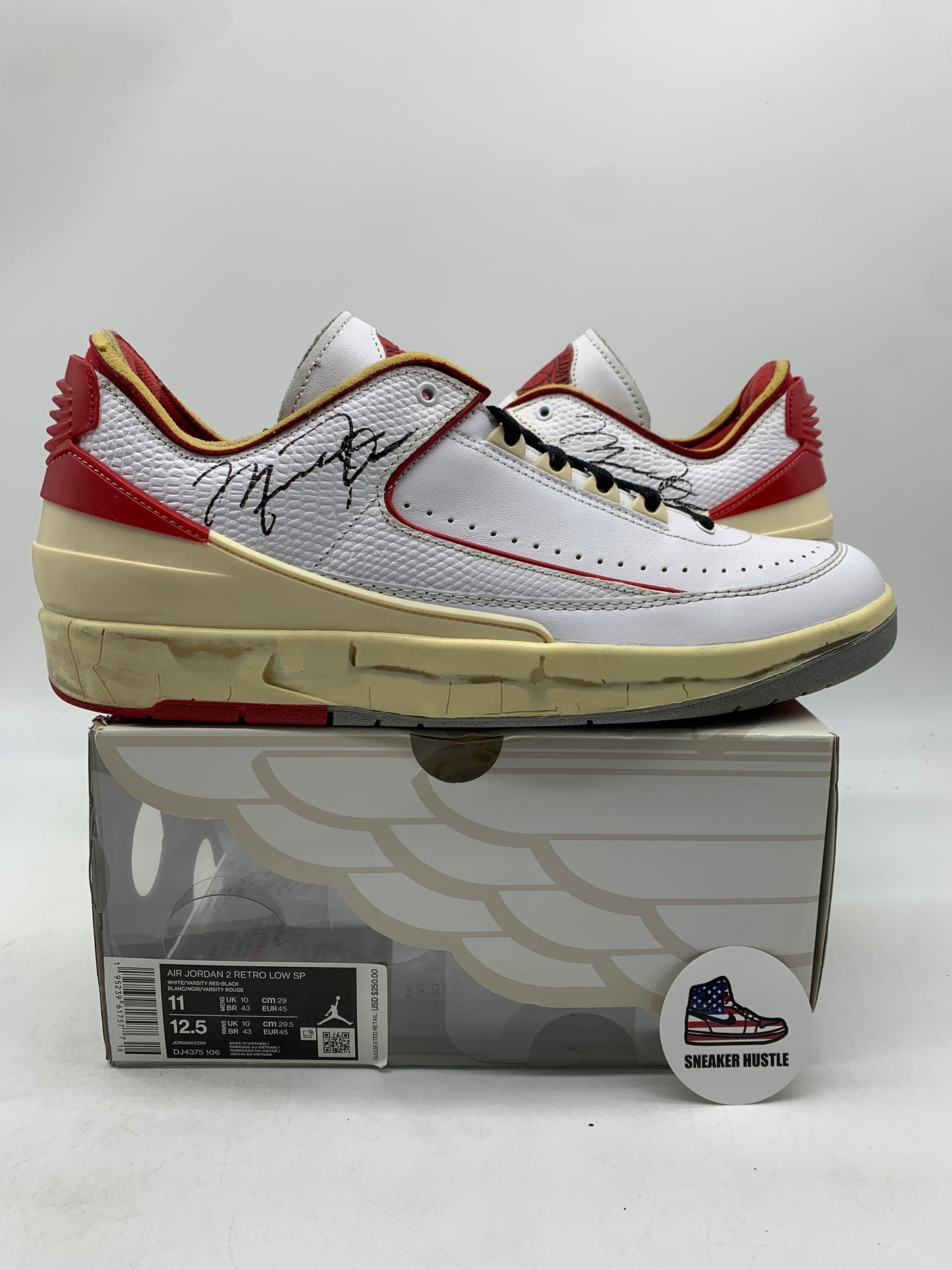 Jordan 2 Retro Low SP Off-White White Red