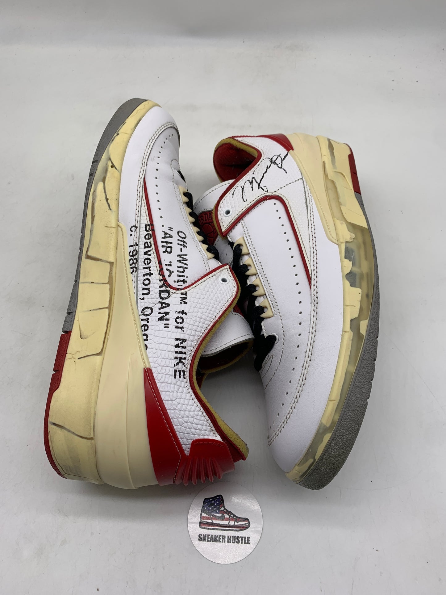 Jordan 2 Retro Low SP Off-White White Red