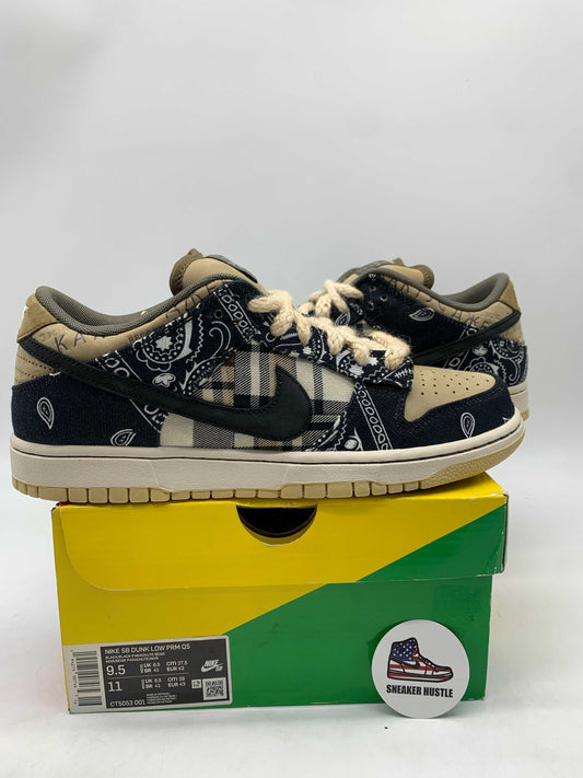 Nike SB Dunk Low Travis Scott sneakers size 9.5 new release