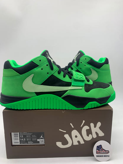 Jordan CJ1 T-Rexx Travis Scott Green Spark