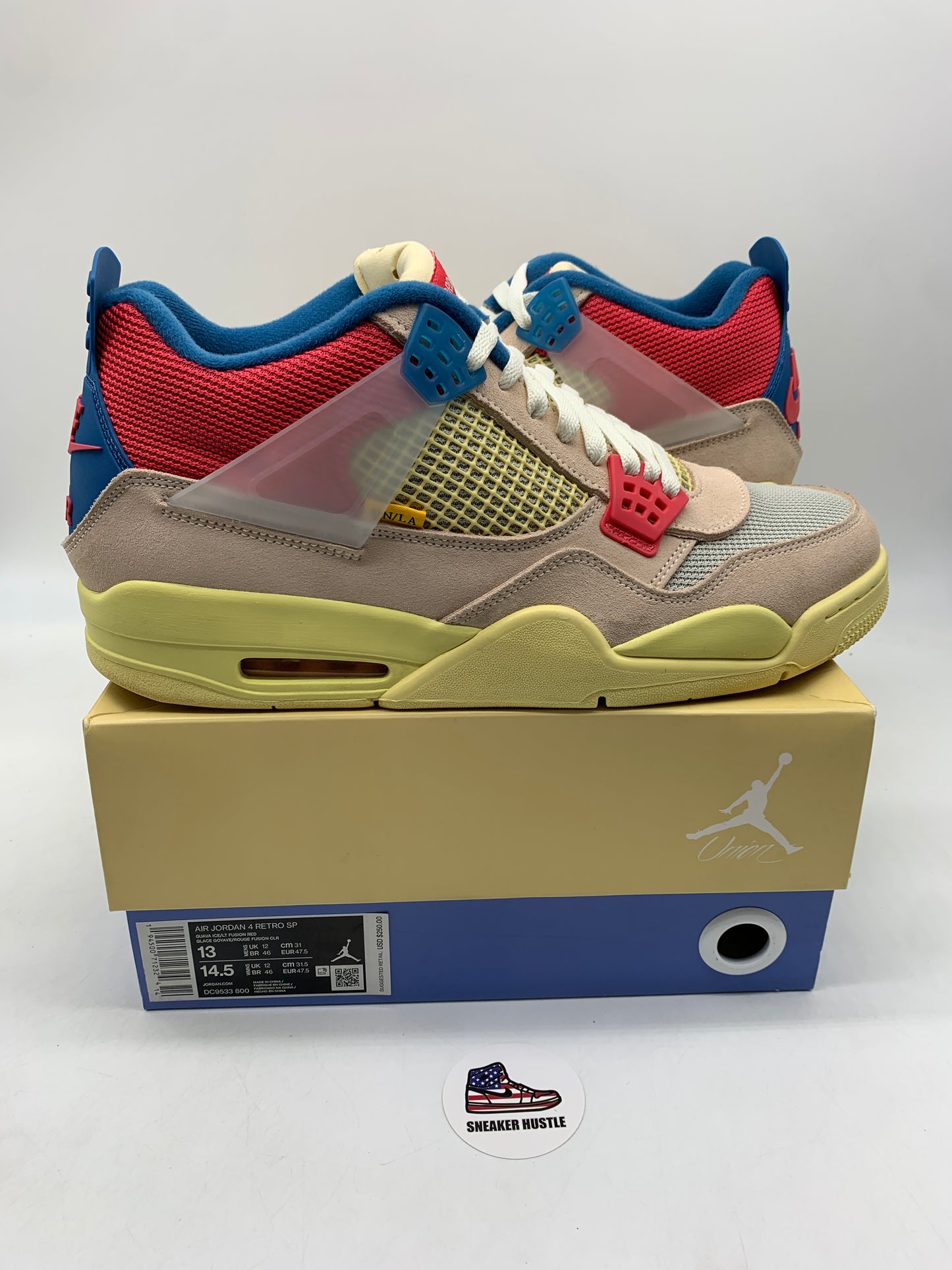 Jordan 4 Retro Union Guava Ice