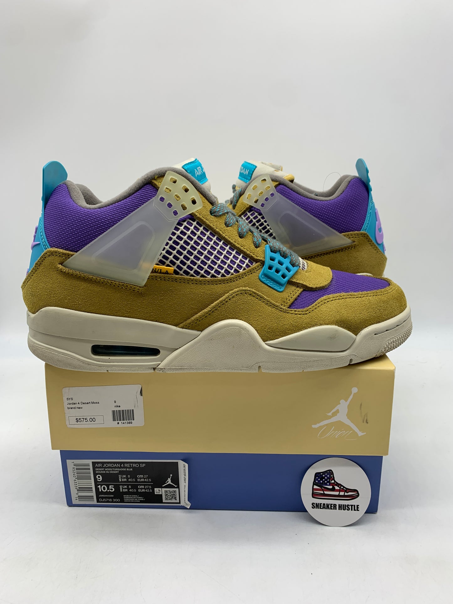 Jordan 4 Retro SP 30th Anniversary Union Desert Moss