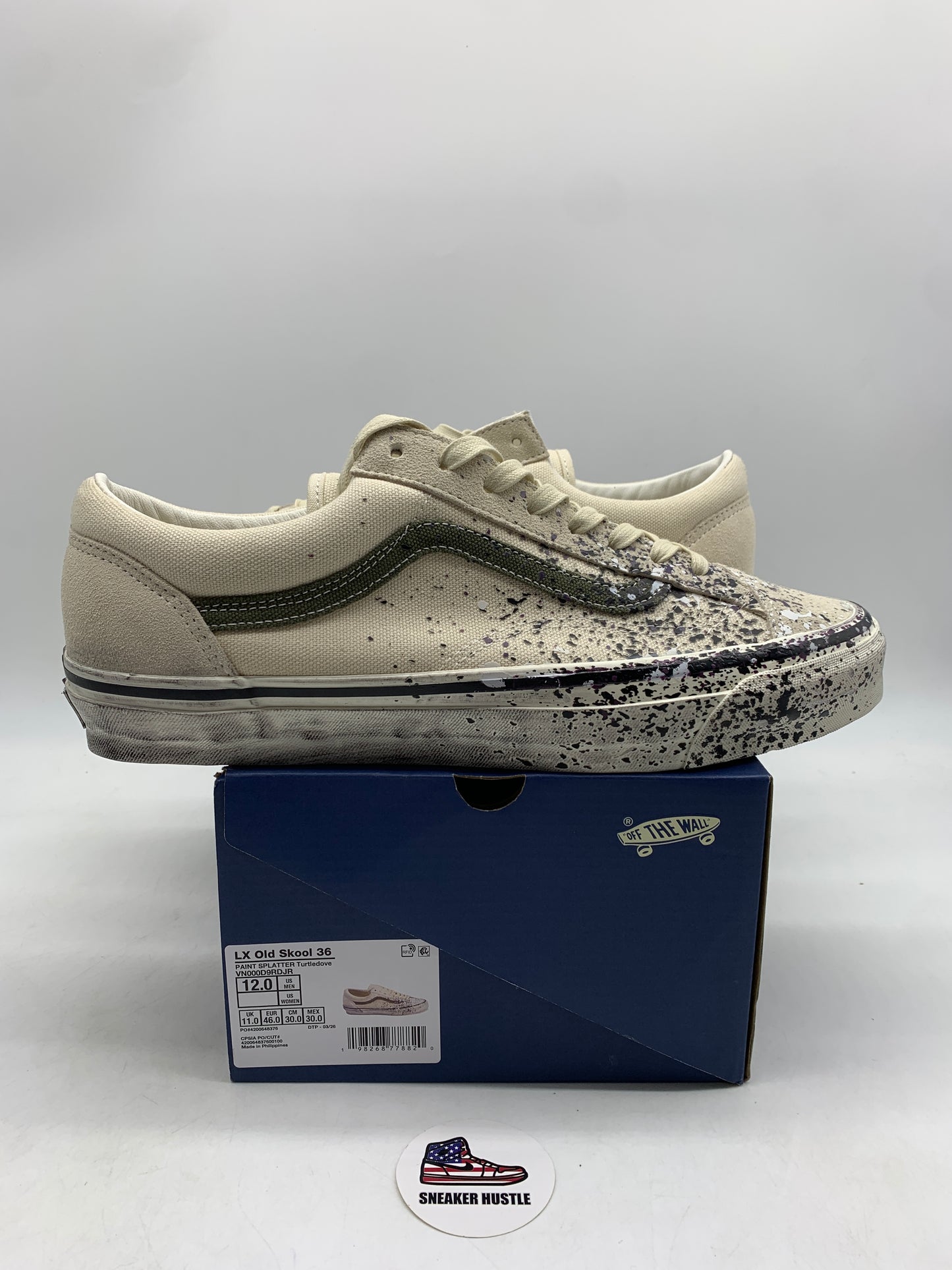 Vans Premium Old Skool 36 Paint Splatter Turtledove