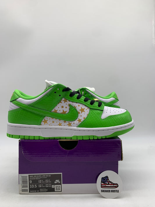 Nike SB Dunk Low Supreme Stars Mean Green (2021)