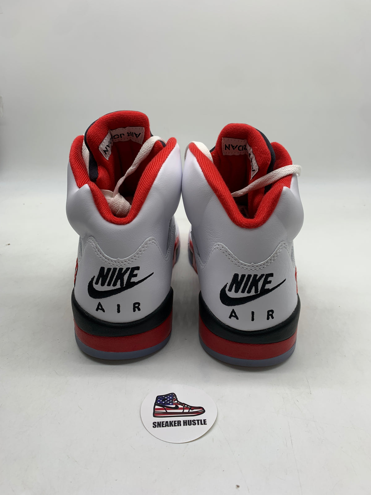 Jordan 5 Retro Fire Red Black Tongue (2025)
